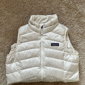 Patagonia White Puffer Vest